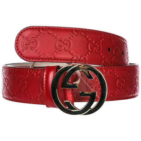 red gucci leather belt|genuine leather Gucci belt men.